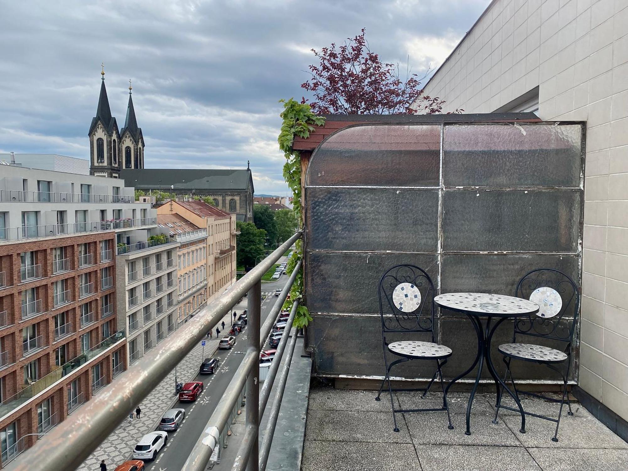 Top Floor Studio With Terrace Praga Exterior foto